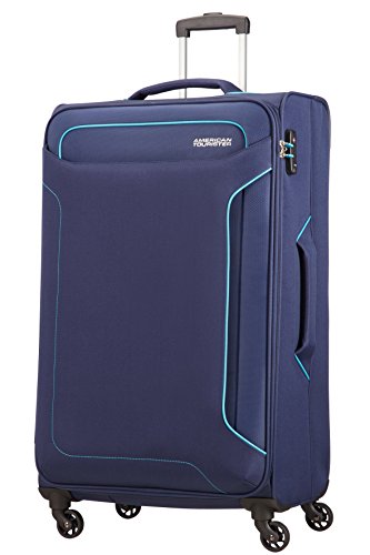 American Tourister Holiday Heat - Spinner Maleta, 79.5 cm, 108 l, Azul (Navy)