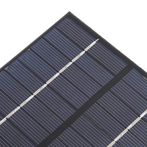 AMONIDA 【Venta del día de la Madre】 Módulo Solar, Panel Solar portátil, 2W para montañismo, Acampada, Escalada, Viaje Largo