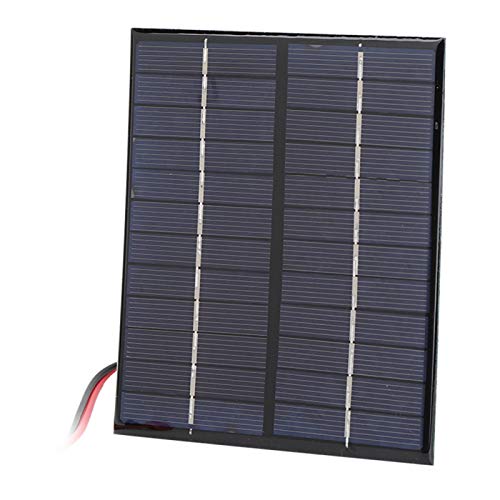 AMONIDA 【Venta del día de la Madre】 Módulo Solar, Panel Solar portátil, 2W para montañismo, Acampada, Escalada, Viaje Largo