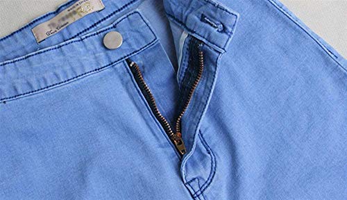 Anaisy Pantalones Vaqueros De Mujer Pantalones La En Rotos Pitillo Rodilla Jeans De Cintura Joven Alta Pantalón Agujeros De Cintura Alta Pantalones De Lápiz De Cher Grietas Women