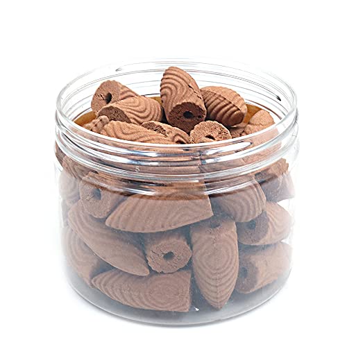 ANCLLO 40 conos de incienso extendidos de reflujo, sándalo y cascada, conos de incienso para el hogar, oficina, cocina, dormitorio, sala de yoga, 14 x 35 mm