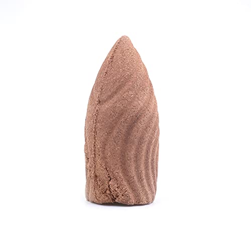 ANCLLO 40 conos de incienso extendidos de reflujo, sándalo y cascada, conos de incienso para el hogar, oficina, cocina, dormitorio, sala de yoga, 14 x 35 mm