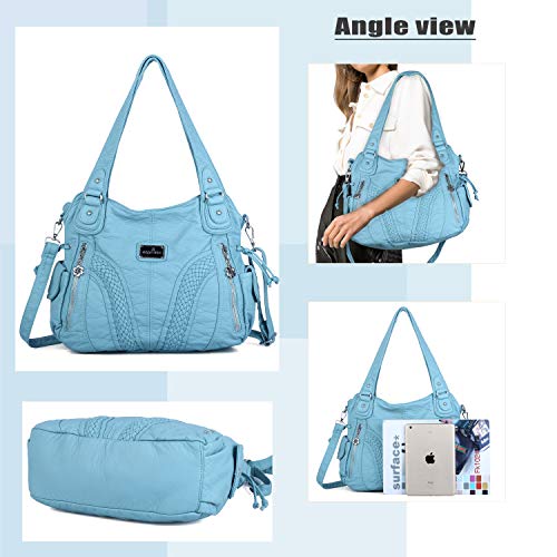 Angelkiss 1555 - Bolso al hombro de Piel para mujer …