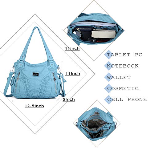 Angelkiss 1555 - Bolso al hombro de Piel para mujer …