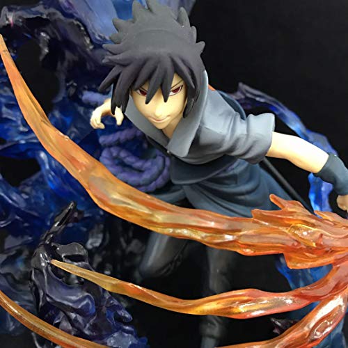 Anime Naruto Figura de acción Naruto Sasuke Itachi Figura de acción Pop Naruto Figura de Personaje PVC Estatua Figura de acción Estatuas Figuras Personaje Estatua Decoración 22CM (Sasuke)