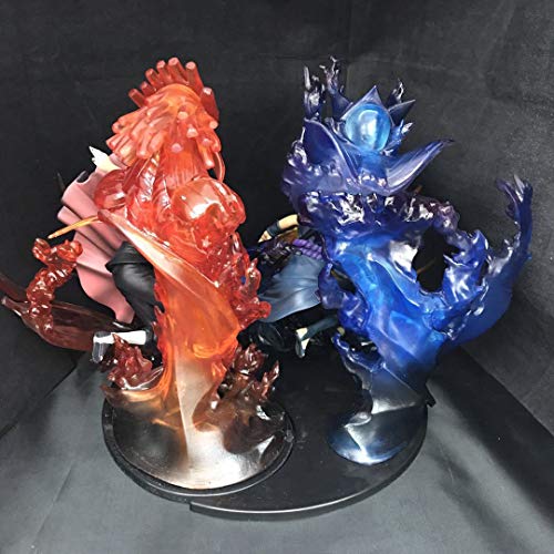Anime Naruto Figura de acción Naruto Sasuke Itachi Figura de acción Pop Naruto Figura de Personaje PVC Estatua Figura de acción Estatuas Figuras Personaje Estatua Decoración 22CM (Sasuke)
