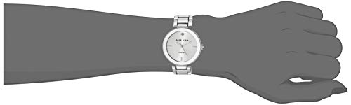 Anne Klein AK/1363SVSV - Reloj para Mujeres, Correa de Acero Inoxidable Color Plateado