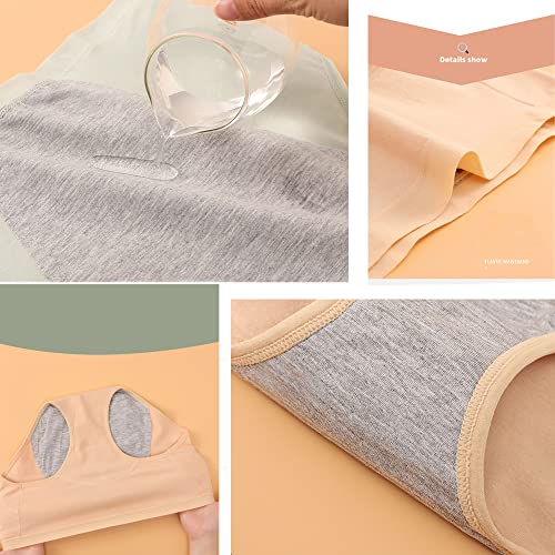 Anntry Ropa Interior para Mujer, Ropa Interior para el período Menstrual para Mujeres, Bragas de algodón para niñas, Bragas cómodas y fáciles de Limpiar (L, Estilo3)