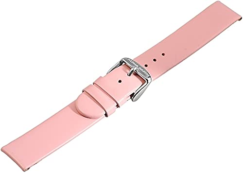 Anti-alérgico de piel correa de reloj de cinta rosa 18 mm 815055002018