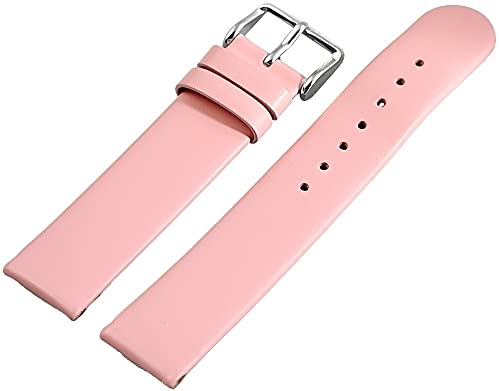 Anti-alérgico de piel correa de reloj de cinta rosa 18 mm 815055002018