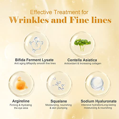 Anti Arrugas Parches de Hidrogel Anti Aging Alas Tratamiento Mascarillas para Bolsas de Ojos / Patas de Gallo Eye Gel Pads Beauty7 (10 pares)