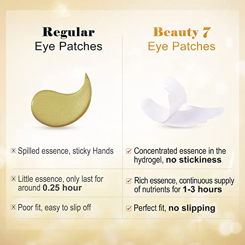 Anti Arrugas Parches de Hidrogel Anti Aging Alas Tratamiento Mascarillas para Bolsas de Ojos / Patas de Gallo Eye Gel Pads Beauty7 (10 pares)