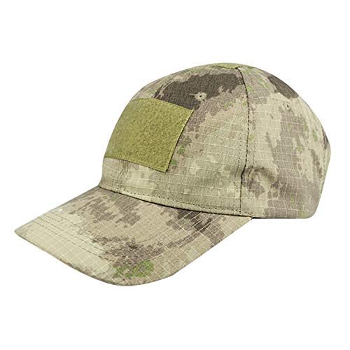 AOUTACC Máscara de malla Airsoft con protección auditiva y gorra de béisbol ajustable para CS/Caza/Paintball/Tiro (AT)