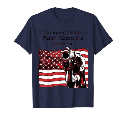 Apoyo de derechos de armas de bandera estadounidense patriótica Camiseta