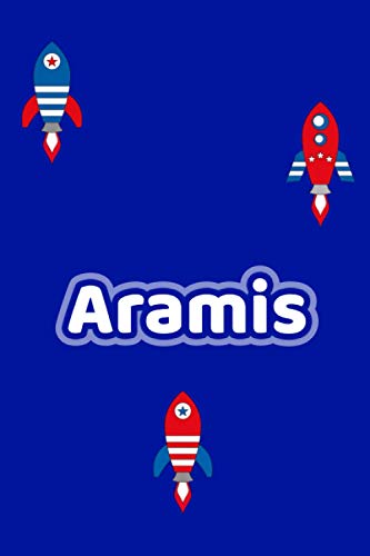 Aramis: Personalisiertes Vornamen Notizbuch / Tagebuch - 120 Seiten - Punkteraster - Format 6x9 ca. DIN A5