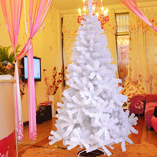 Árbol de Navidad Artificial Picea,Árbol de Navidad Blanco, Lujoso Pino encriptado-60cm,Abeto Artificial Soporte Metálico