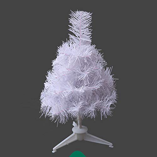 Árbol de Navidad Artificial Picea,Árbol de Navidad Blanco, Lujoso Pino encriptado-60cm,Abeto Artificial Soporte Metálico
