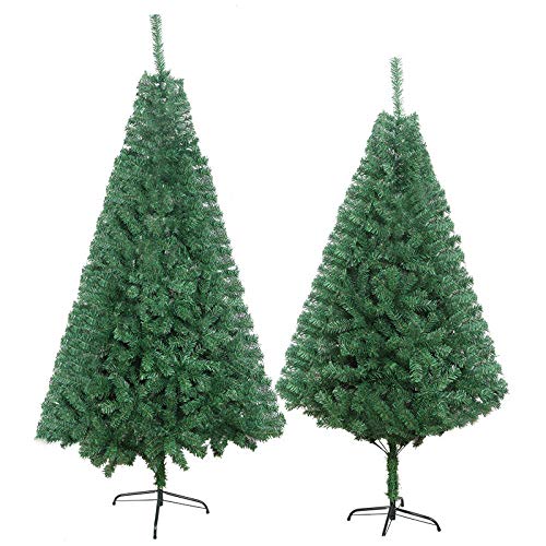 Árbol de Navidad Artificial Picea,Árbol de Navidad de simulación de PVC, Pino Plastic Feet_60cm,Abeto Artificial Soporte Metálico