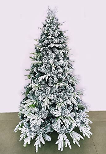 Árboles de Navidad Picea Preiluminada Multifunción, PVC Verde Nuevo Pino de Abeto Artificial Árbol de Navidad de Navidad (Tamaño: 1.8M)