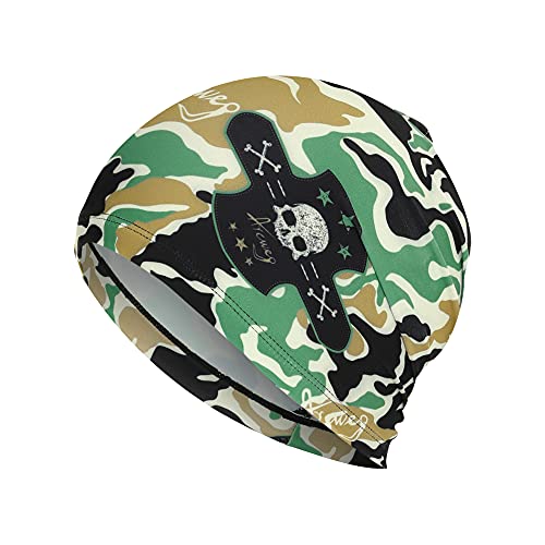 Arcweg Gorra Verano de Ciclismo Run Moto Skull Cap Gorra de Casco de Ciclismo para Hombres Absorbente de Sudor Plegable,Suave Transpirable protección UV Jogging UPF 50+