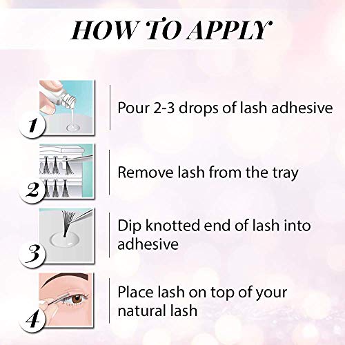 Ardell Pegamento De Pestañas Transparente | Lashtite Adhesive| Clear Adhesive | Para Pestañas Individuales, color Transparente, 22 Unidades