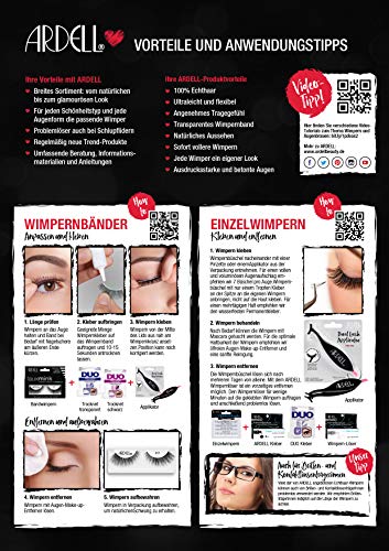 Ardell - Pestañas Postizas Modelo: 116 - Color Negro - Incluye Adhesivo Para Su Aplicación - Diseño Brillante Y Sutil, Proporcionan Un Aspecto Natural 25gr