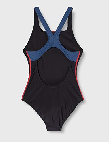 ARENA Bañador 1P Basics Swim Pro Back One Piece Black Sport, Mujer, Black/Shark, 38