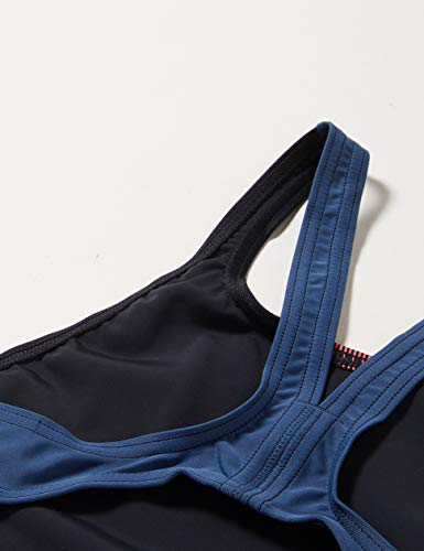 ARENA Bañador 1P Basics Swim Pro Back One Piece Black Sport, Mujer, Black/Shark, 38