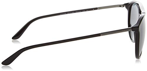 Armani 0AR8105 50176G 55 Gafas de Sol, Negro (Black/Greymirrorblack), Hombre