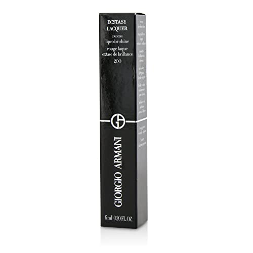 Armani Ecstasy Lacquer Excess Color de Labios con Brillo, Tono 200 Night Berry - 6 ml