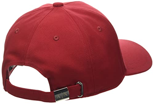 Armani Exchange 1991 Heritage Project Gorra de béisbol, Jester Red – Jester Red, Talla única para Hombre