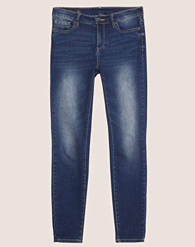 Armani Exchange 9,5 Ounces Stretch Mid Wash Vaqueros Skinny, Azul (Indigo Denim 1500), 38/L28 (Talla del Fabricante: 25) para Mujer