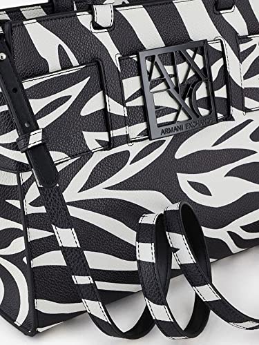 ARMANI EXCHANGE ARMANI EXCHANGE WOMAN'S BIG TOTE 942689 1A704, Cebra, Talla única
