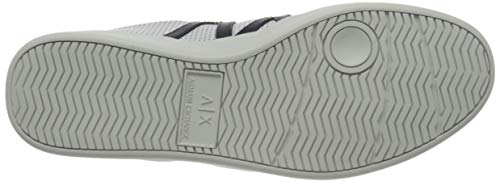 Armani Exchange AX Logo Box Sole Sneakers, Zapatillas Hombre, Blanco (Opt White+Navy+Red M476), 42 EU