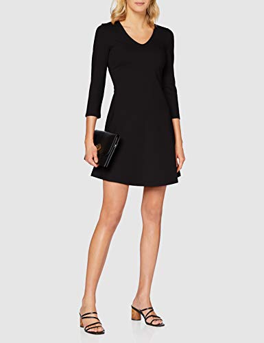 Armani Exchange Dress Vestido Informal de Negocios, Black, XL para Mujer