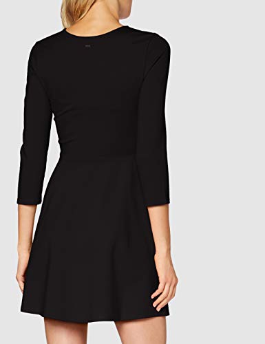 Armani Exchange Dress Vestido Informal de Negocios, Black, XL para Mujer