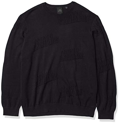 Armani Exchange Maglione G Uomo Mod. 6HZM1K ZMS6Z 1200 Nero S