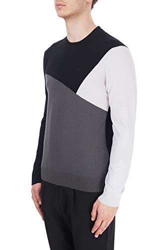 Armani Exchange Maglione G Uomo Mod. 6HZM1R ZMS8Z 4202 Nero S