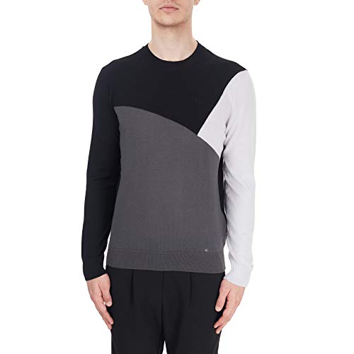 Armani Exchange Maglione G Uomo Mod. 6HZM1R ZMS8Z 4202 Nero S