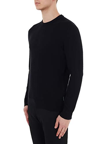Armani Exchange Maglione G Uomo Mod. 6HZM3B ZMU6Z 1200 Nero S