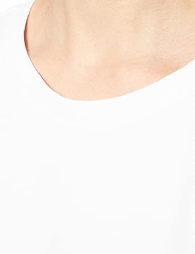 Armani Exchange Nylon Short Sleeves with Buckle and Tonal Tape Sudadera, Blanco, S para Mujer