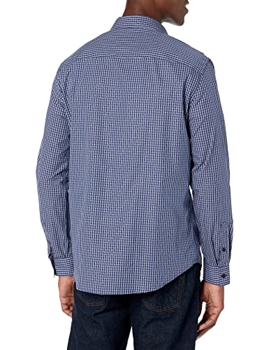 Armani Exchange Power Shirt, Blue/White S .Check, M