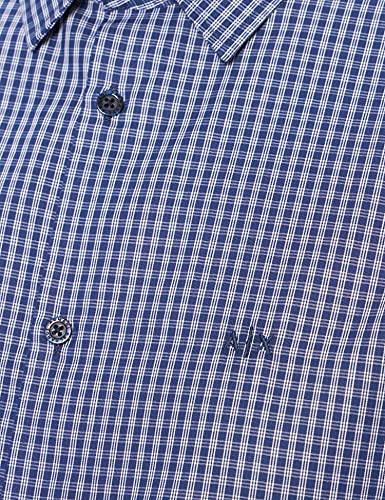 Armani Exchange Power Shirt, Blue/White S .Check, M