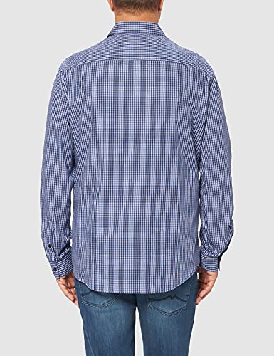 Armani Exchange Power Shirt, Blue/White S .Check, M