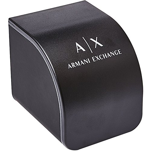 Armani Exchange Reloj Cronógrafo Armani Exchange para Hombre, Reloj de Acero Inoxidable, Correa de Piel, Marrón
