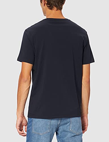 Armani Exchange Round neck and big logo T-Shirt, Navy, S