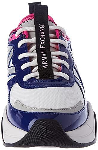Armani Exchange Sophisticated Patent, Zapatillas Mujer, W G X-Estrecho, X-Small EU