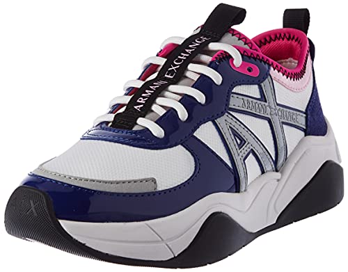 Armani Exchange Sophisticated Patent, Zapatillas Mujer, W G X-Estrecho, X-Small EU