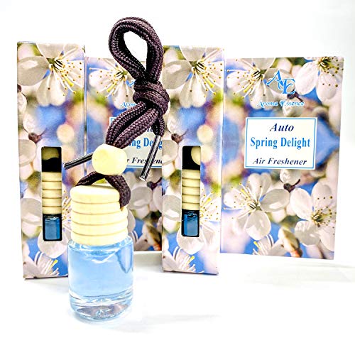 Aroma Essence - Ambientador para coche (2 unidades, aroma a peonía, jazmín y loto)