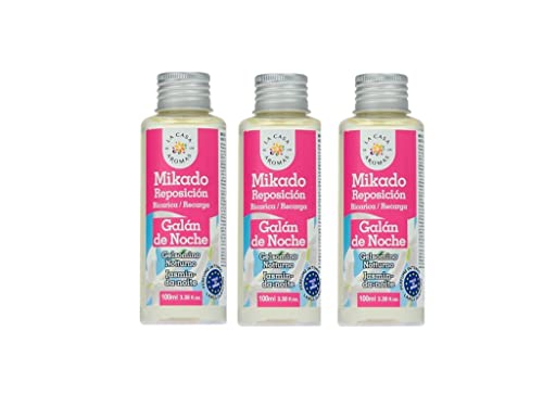 Aromas Mikado Reposición Con Varillas (Galan de Noche, 3*100ml)